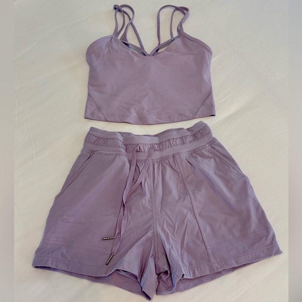 Lululemon Align tank/ Dance Studio shorts set - XS - Picture 2 of 5